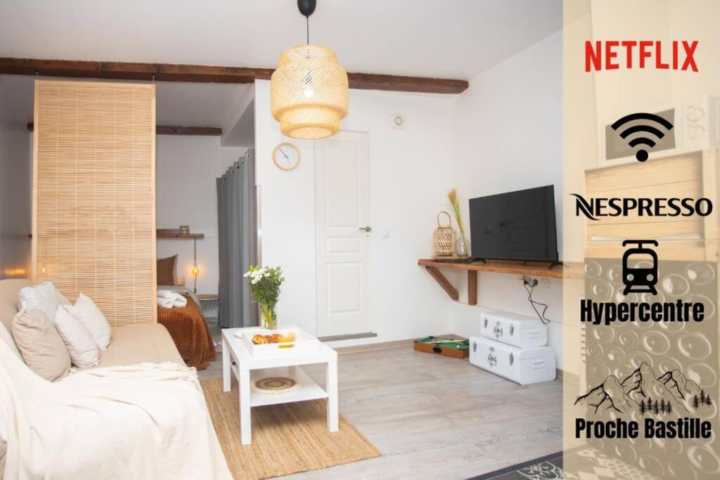 Le Boheme, Cosy, Hypercentre Apartment Гренобъл Екстериор снимка